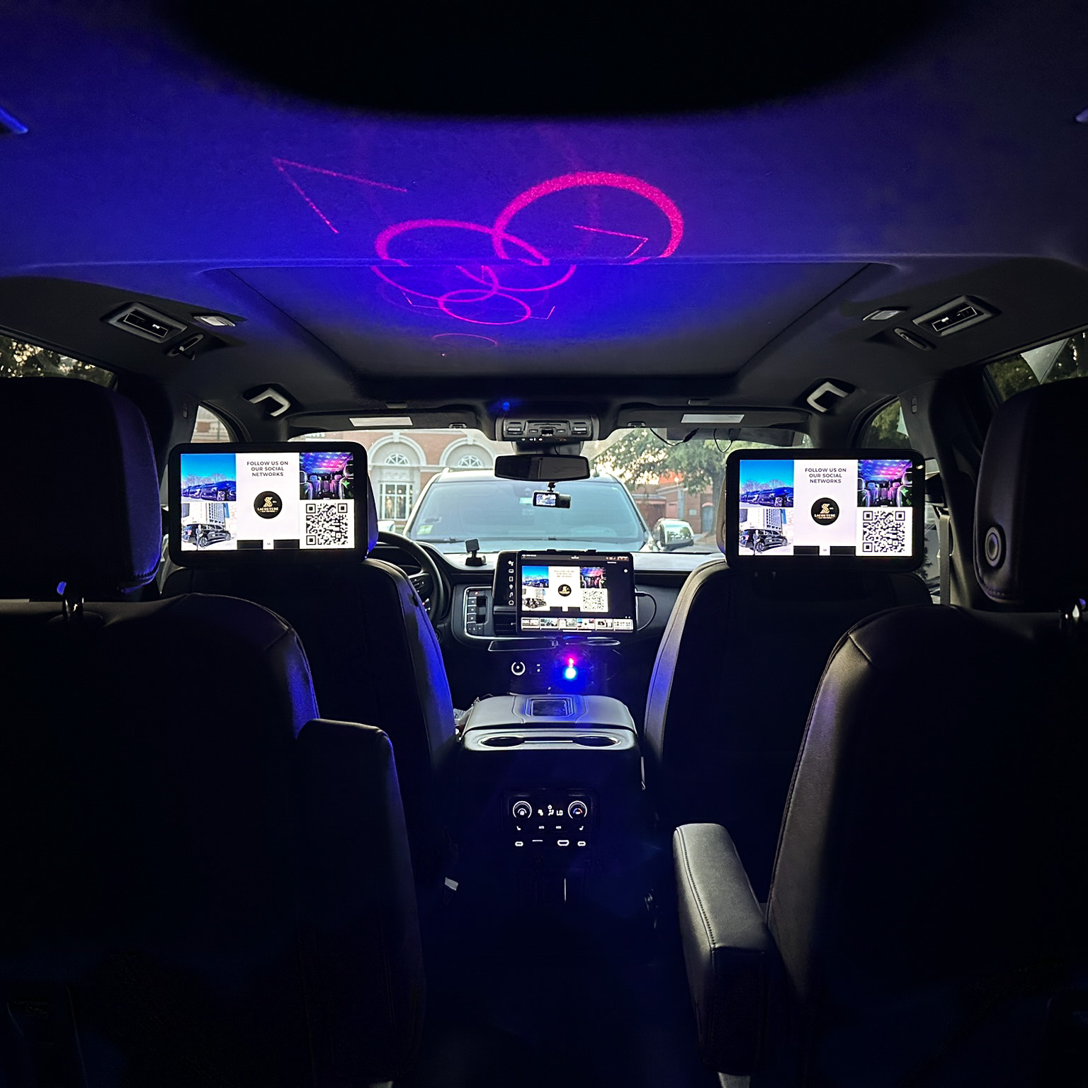 Greater Life Limo luxury SUV ambient event lighting Charlotte