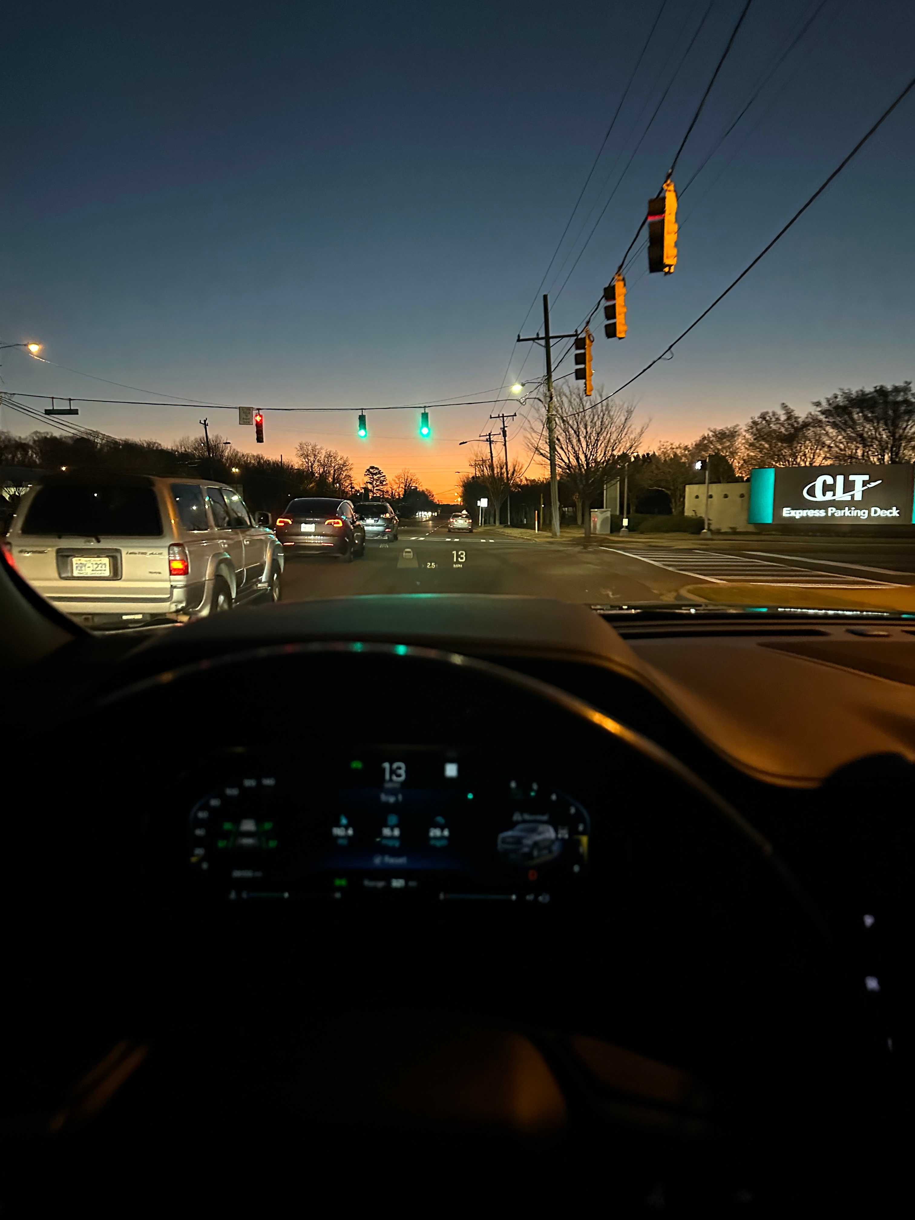 Greater Life Limo Charlotte night driving black car