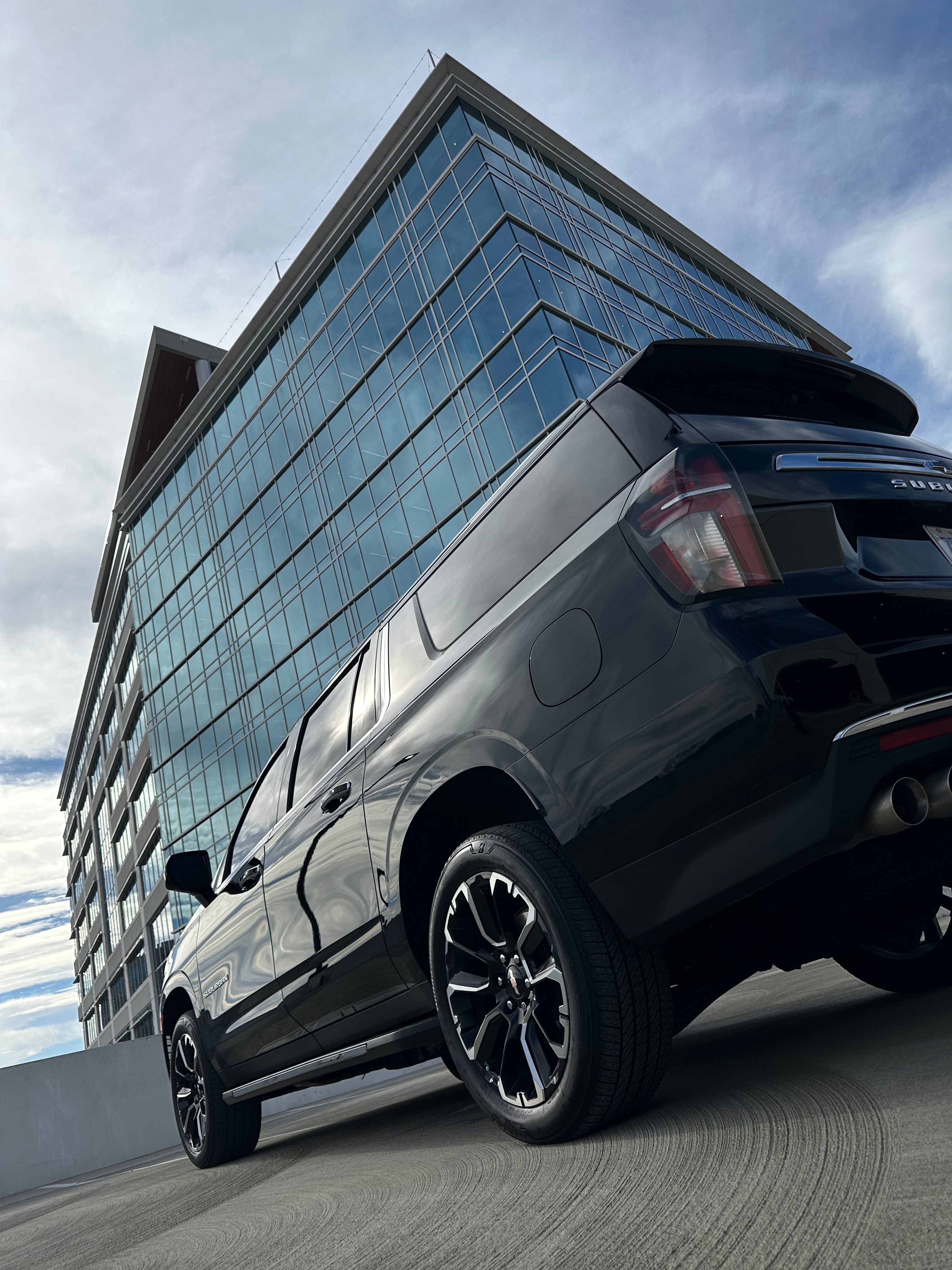 Greater Life Limo luxury Sprinter van exterior Charlotte NC